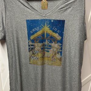 Christmas “Away in a Manger” Highland Shirt